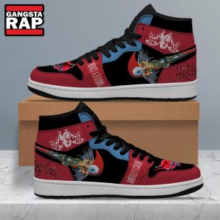 Motley Crue Band Fan Gifts Air Jordan 1 Hightop Shoes