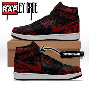 Motley Crue Music Fans Gift Air Jordan 1 Hightop Shoes