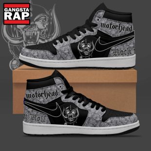 Motorhead Rock N Roll Air Jordan 1 Hightop Shoes