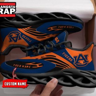 NCAA Auburn Tigers Sport Logo Team Custom Name Max Soul Shoes