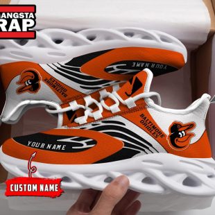 NCAA Baltimore Orioles Sport Logo Team Custom Name Max Soul Shoes