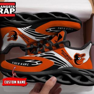 NCAA Baltimore Orioles Sport Logo Team Custom Name Max Soul Shoes