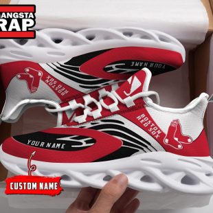 NCAA Boston Red Sox Sport Logo Team Custom Name Max Soul Shoes