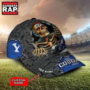 NCAA BYU Cougars Special Sport Skull Halloween Custom Classic Cap