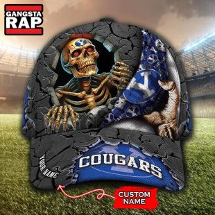 NCAA BYU Cougars Special Sport Skull Halloween Custom Classic Cap