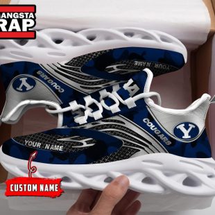 NCAA BYU Cougars Sport Logo Team Custom Name Max Soul Shoes