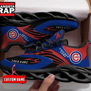 NCAA Chicago Cubs Sport Logo Team Custom Name Max Soul Shoes