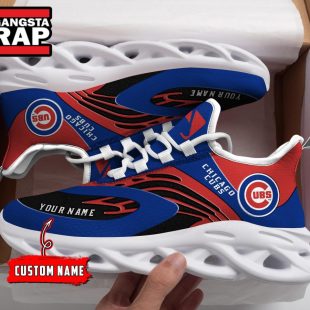 NCAA Chicago Cubs Sport Logo Team Custom Name Max Soul Shoes