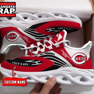 NCAA Cincinnati Reds Sport Logo Team Custom Name Max Soul Shoes