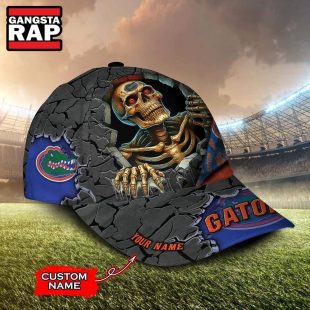 NCAA Florida Gators Special Sport Skull Halloween Custom Classic Cap