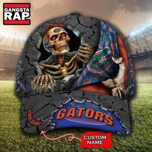 NCAA Florida Gators Special Sport Skull Halloween Custom Classic Cap