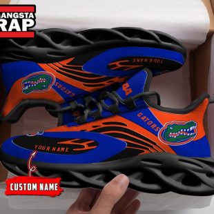 NCAA Florida Gators Sport Logo Team Custom Name Max Soul Shoes