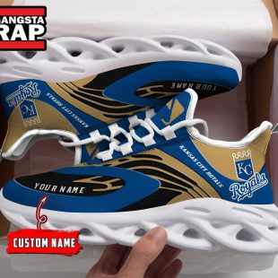 NCAA Kansas City Royals Sport Logo Team Custom Name Max Soul Shoes