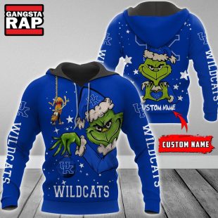 NCAA Kentucky Wildcats Football Team The Grinch Christmas Hoodie