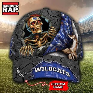 NCAA Kentucky Wildcats Special Sport Skull Halloween Custom Classic Cap