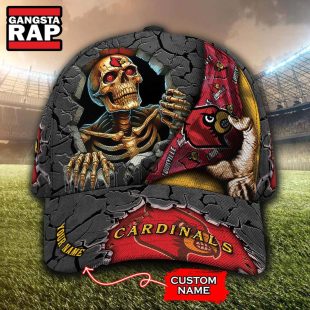 NCAA Louisville Cardinals Special Sport Skull Halloween Custom Classic Cap