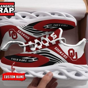 NCAA Oklahoa Sooners Sport Logo Team Custom Name Max Soul Shoes