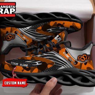 NCAA Oklahoma State Cowboys Sport Logo Team Custom Name Max Soul Shoes