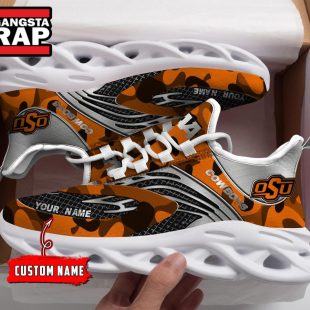 NCAA Oklahoma State Cowboys Sport Logo Team Custom Name Max Soul Shoes