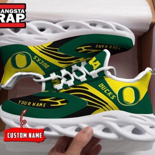 NCAA Oregon Ducks Sport Logo Team Custom Name Max Soul Shoes