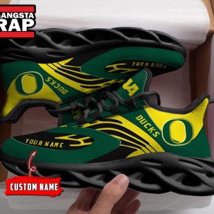 NCAA Oregon Ducks Sport Logo Team Custom Name Max Soul Shoes