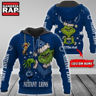 NCAA Penn State Nittany Lions Football Team The Grinch Christmas Hoodie