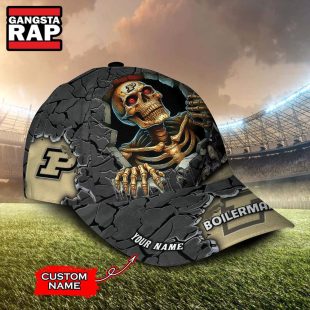 NCAA Purdue Boilermakers Special Sport Skull Halloween Custom Classic Cap