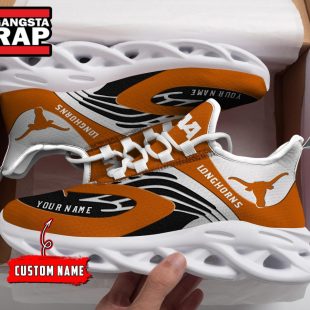 NCAA Texas Longhorns Sport Logo Team Custom Name Max Soul Shoes