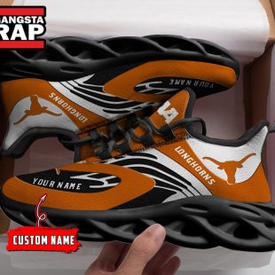 NCAA Texas Longhorns Sport Logo Team Custom Name Max Soul Shoes