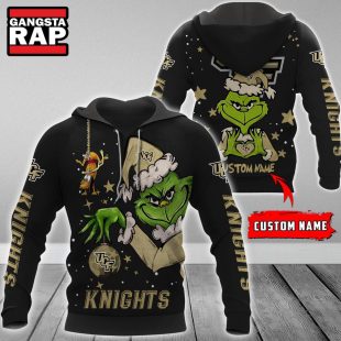 NCAA UCF Knights Football Team The Grinch Christmas Hoodie