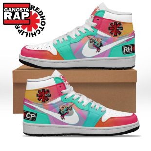 Red Hot Chili Peppers Music Air Jordan 1 Hightop Shoes