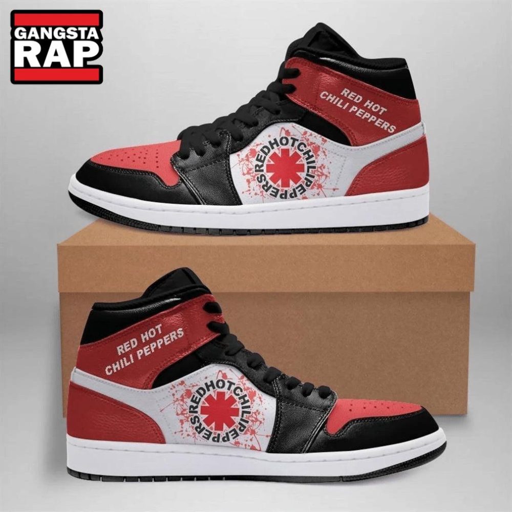 Red Hot Chili Peppers Music Fans Air Jordan 1 Hightop Shoes