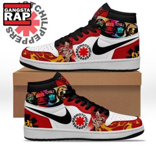 Red Hot Chili Peppers Music Fans Gift Air Jordan 1 Hightop Shoes