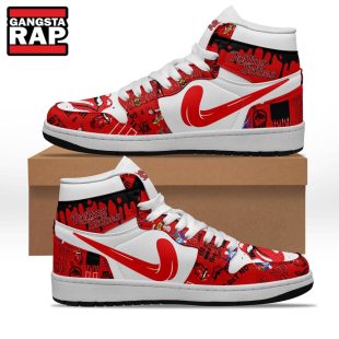 Rolling Stones Rock N Roll Air Jordan 1 Hightop Shoes