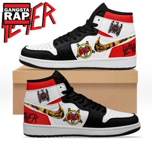 Slayer Music Air Jordan 1 Hightop Shoes