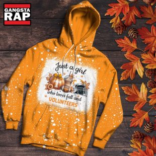 Tennessee Volunteers Football Just A Girl Who Loves Fall Christmas Hoodie