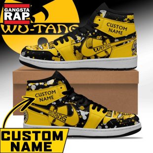 Wu-Tang Clan Rap Hip Hop Air Jordan 1 Hightop Shoes