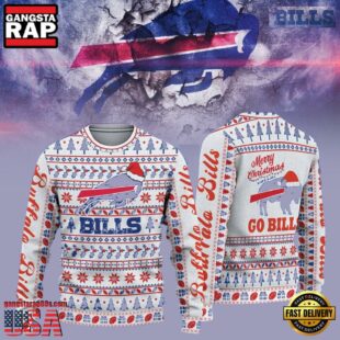 Buffalo Bills Merry Christmas Go Bills Ugly Sweater