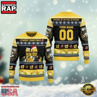 Customized Wu-Tang Clan Merry Christmas yellow Ugly Sweater