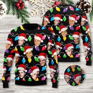 Elvis Presley 3D Ugly Sweater A Cool Way To Celebrate The Season - Xmas Sweaters