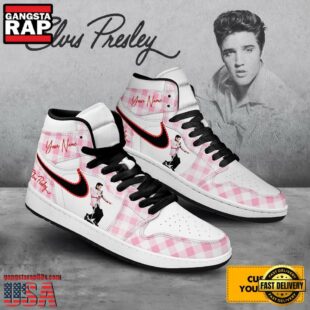 Elvis Presley Music Fans Lover Custom Name Air Force 1 Sneaker Shoes