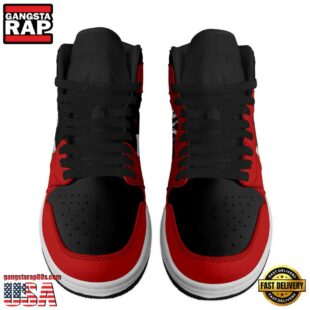 Foo Fighters Just Foo It Air Jordan 1 Hightop Red Color Sneakers Shoes