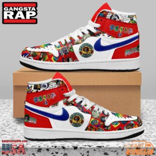 Grateful Dead Air Jordan 1 High-Top Sneakers Shoes