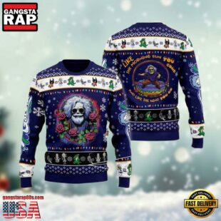 Grateful Dead Like The Morning Sun You Come And Like The Wind You Go Christmas Ugly Sweater