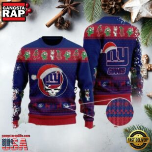 Grateful Dead Ny Giants Ugly Christmas Sweater