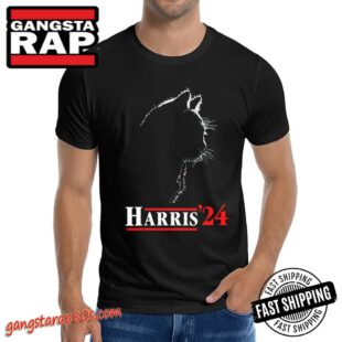 Harris '24 Shirts Kamala Cat T-Shirt, Election 2024, Vote Harris