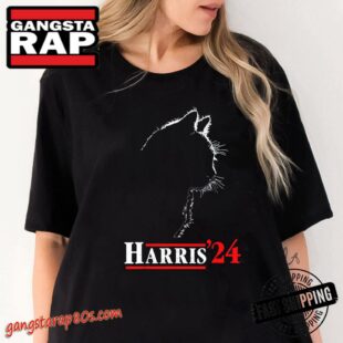 Harris '24 Shirts Kamala Cat T-Shirt, Election 2024, Vote Harris