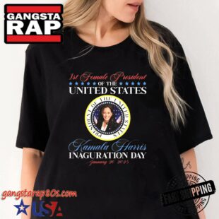 Kamala Harris Shirt - 1st Female President Of The United States Kamala Harris Inauguration Day 2025