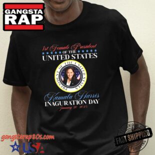 Kamala Harris Shirt - 1st Female President Of The United States Kamala Harris Inauguration Day 2025