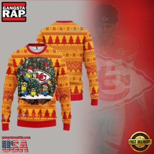 Kansas City Chiefs NFL Minion Ugly Christmas Sweater